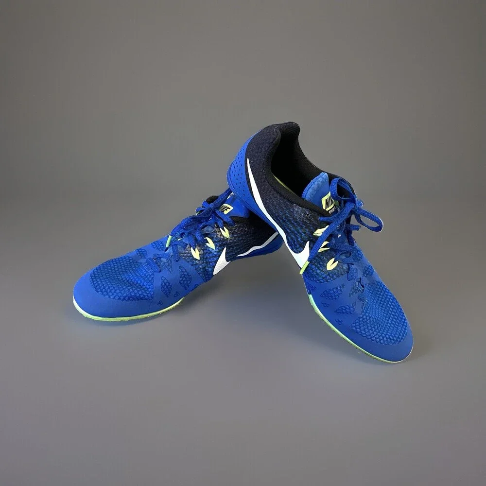 Nike Zoom Rival M Track & Field Sprint Blue Spikes 806555-413 sz 11